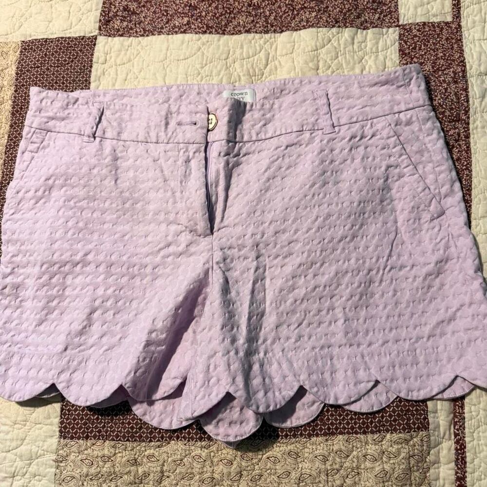 Crown-ivy Women's Purple and Pink Shorts